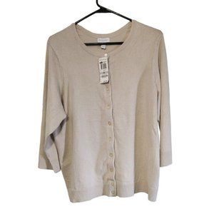 NWT Charter Club Woman Cardigan Sweater Sz 1X